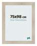 Cadre Photo 75x98cm Chene Rustique MDF Pisa De Face Mesure | Yourdecoration.fr