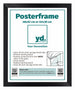 Cadre d'Affiche MDF 38x52cm Noir Mat De Face Mesure | Yourdecoration.fr