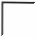 Cadre d'Affiche Plastique 60x80cm Noir Mat Detail Coin | Yourdecoration.fr