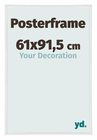 Cadre de affiche 61x91,5cm Blanc Haute Brillance Plastique Paris Mesure | Yourdecoration.fr