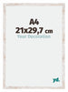 Catania MDF Cadre Photo 21x29 7cm A4 White Wash Mesure| Yourdecoration.fr