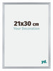 Catania MDF Cadre Photo 21x30cm Argent Mesure| Yourdecoration.fr