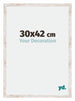 Catania MDF Cadre Photo 30x42cm White Wash Mesure| Yourdecoration.fr