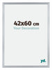 Catania MDF Cadre Photo 42x60cm Argent Mesure| Yourdecoration.fr