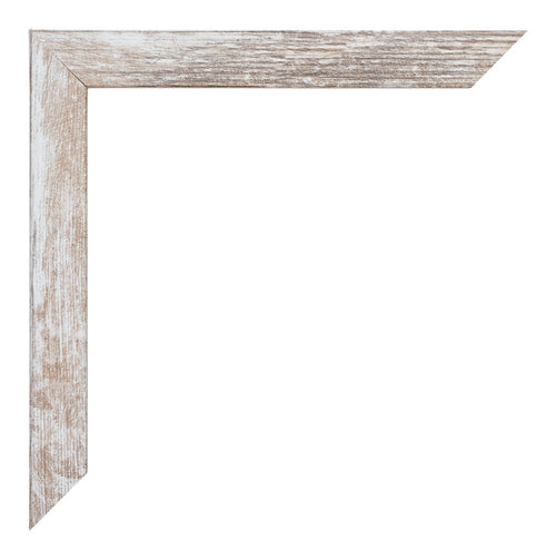 Catania MDF Cadre Photo 50x70cm White Wash Detail Coin| Yourdecoration.fr