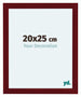 Como MDF Cadre Photo 20x25cm Vin Rouge Patine De Face Mesure | Yourdecoration.fr