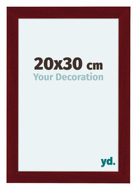 Como MDF Cadre Photo 20x30cm Vin Rouge Patine De Face Mesure | Yourdecoration.fr