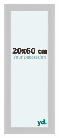 Como MDF Cadre Photo 20x60cm Blanc Mat De Face Mesure | Yourdecoration.fr
