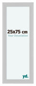 Como MDF Cadre Photo 25x75cm Blanc Mat De Face Mesure | Yourdecoration.fr