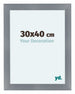 Como MDF Cadre Photo 30x40cm Aluminium Brosse De Face Mesure | Yourdecoration.fr