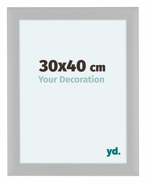 Como MDF Cadre Photo 30x40cm Blanc Grain de Bois De Face Mesure | Yourdecoration.fr