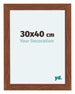 Como MDF Cadre Photo 30x40cm Noyer De Face Mesure | Yourdecoration.fr
