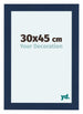 Como MDF Cadre Photo 30x45cm Bleu Fonce Patine De Face Mesure | Yourdecoration.fr