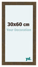Como MDF Cadre Photo 30x60cm Or Antique De Face Mesure | Yourdecoration.fr