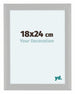 Como MDF Cadre Photo 36x48cm Blanc Grain de Bois De Face Mesure | Yourdecoration.fr