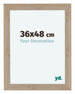 Como MDF Cadre Photo 36x48cm Chene Clair De Face Mesure | Yourdecoration.fr