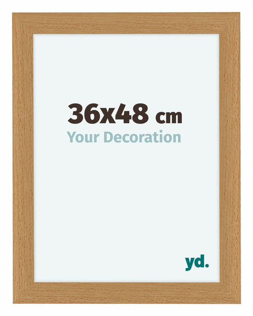 Como MDF Cadre Photo 36x48cm Hetre De Face Mesure | Yourdecoration.fr