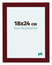 Como MDF Cadre Photo 36x48cm Vin Rouge Patine De Face Mesure | Yourdecoration.fr