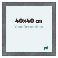 Como MDF Cadre Photo 40x40cm Fer Patine De Face Mesure | Yourdecoration.fr