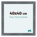 Como MDF Cadre Photo 40x40cm Fer Patine De Face Mesure | Yourdecoration.fr