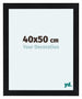 Como MDF Cadre Photo 40x50cm Noir Mat De Face Mesure | Yourdecoration.fr