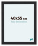 Como MDF Cadre Photo 40x55cm Noir Grain De Bois De Face Mesure | Yourdecoration.fr