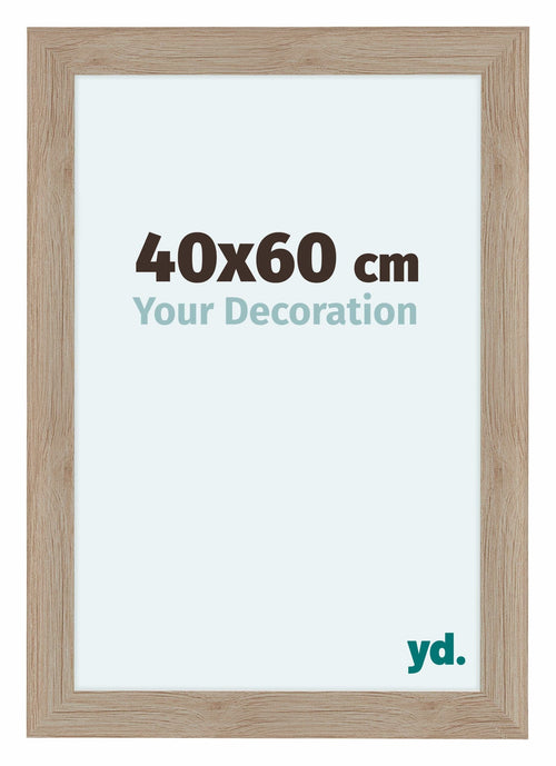 Como MDF Cadre Photo 40x60cm Chene Clair De Face Mesure | Yourdecoration.fr