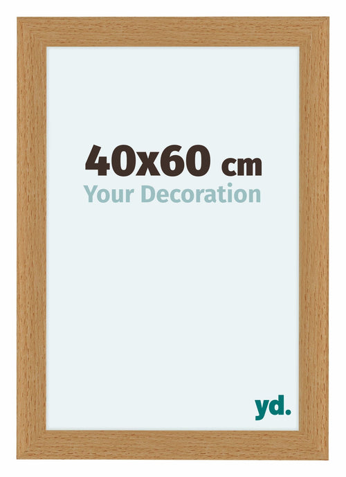 Como MDF Cadre Photo 40x60cm Hetre De Face Mesure | Yourdecoration.fr