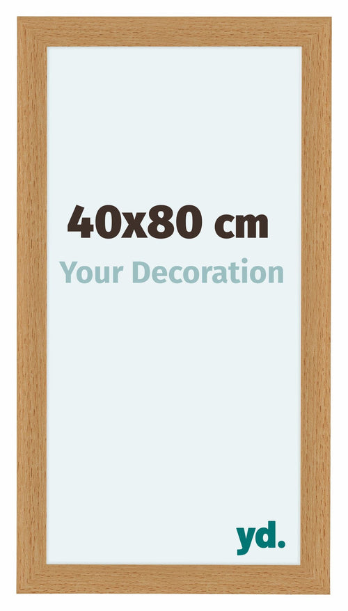 Como MDF Cadre Photo 40x80cm Hetre De Face Mesure | Yourdecoration.fr