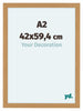 Como MDF Cadre Photo 42x59 4cm A2 Hetre De Face Mesure | Yourdecoration.fr