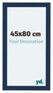 Como MDF Cadre Photo 45x80cm Bleu Fonce Patine De Face Mesure | Yourdecoration.fr