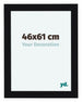 Como MDF Cadre Photo 46x61cm Noir Brillant De Face Mesure | Yourdecoration.fr