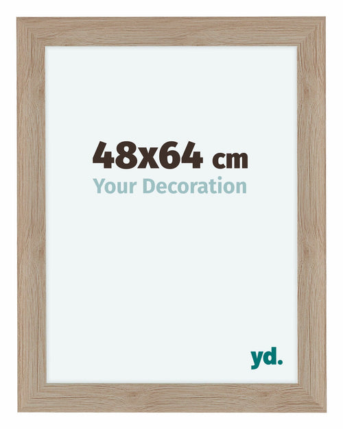 Como MDF Cadre Photo 48x64cm Chene Clair De Face Mesure | Yourdecoration.fr