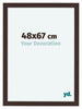 Como MDF Cadre Photo 48x67cm Chene Fonce De Face Mesure | Yourdecoration.fr
