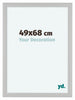Como MDF Cadre Photo 49x68cm Blanc Grain de Bois De Face Mesure | Yourdecoration.fr