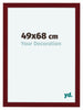 Como MDF Cadre Photo 49x68cm Vin Rouge Patine De Face Mesure | Yourdecoration.fr