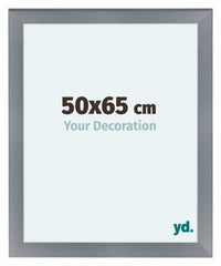 Como MDF Cadre Photo 50x65cm Aluminium Brosse De Face Mesure | Yourdecoration.fr
