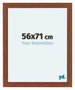 Como MDF Cadre Photo 56x71cm Noyer De Face Mesure | Yourdecoration.fr