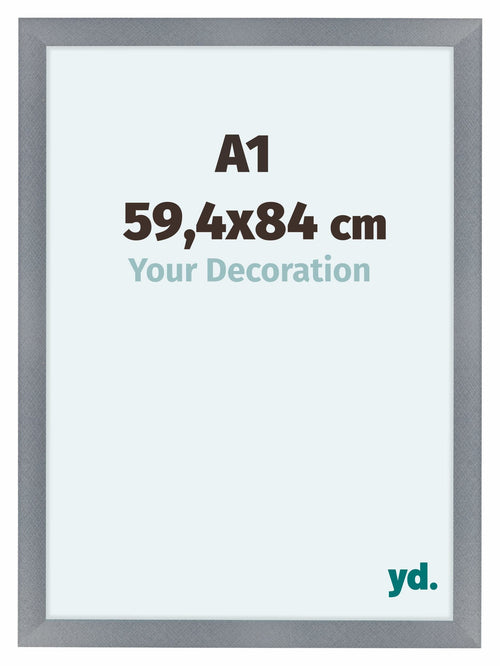 Como MDF Cadre Photo 59 4x84cm A1 Aluminium Brosse De Face Mesure | Yourdecoration.fr