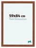 Como MDF Cadre Photo 59x84cm Noyer De Face Mesure | Yourdecoration.fr