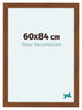 Como MDF Cadre Photo 60x84cm Chene Rustique De Face Mesure | Yourdecoration.fr