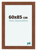 Como MDF Cadre Photo 60x85cm Noyer De Face Mesure | Yourdecoration.fr