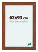 Como MDF Cadre Photo 62x93cm Noyer De Face Mesure | Yourdecoration.fr