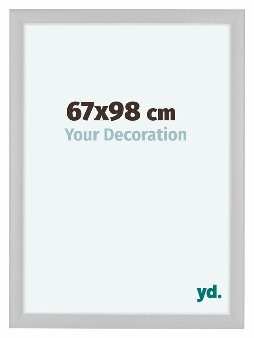 Como MDF Cadre Photo 67x98cm Blanc Brillant De Face Mesure | Yourdecoration.fr