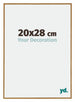 Evry Plastique Cadre Photo 20x28cm Hêtre Clairo De Face Mesure | Yourdecoration.fr