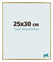 Evry Plastique Cadre Photo 25x30cm Or De Face Mesure | Yourdecoration.fr