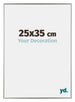 Evry Plastique Cadre Photo 25x35cm Champagne De Face Mesure | Yourdecoration.fr