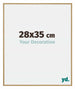 Evry Plastique Cadre Photo 28x35cm Hêtre Clairo De Face Mesure | Yourdecoration.fr