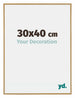 Evry Plastique Cadre Photo 30x40cm Hêtre Clairo De Face Mesure | Yourdecoration.fr