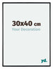 Evry Plastique Cadre Photo 30x40cm Noir Mat De Face Mesure | Yourdecoration.fr